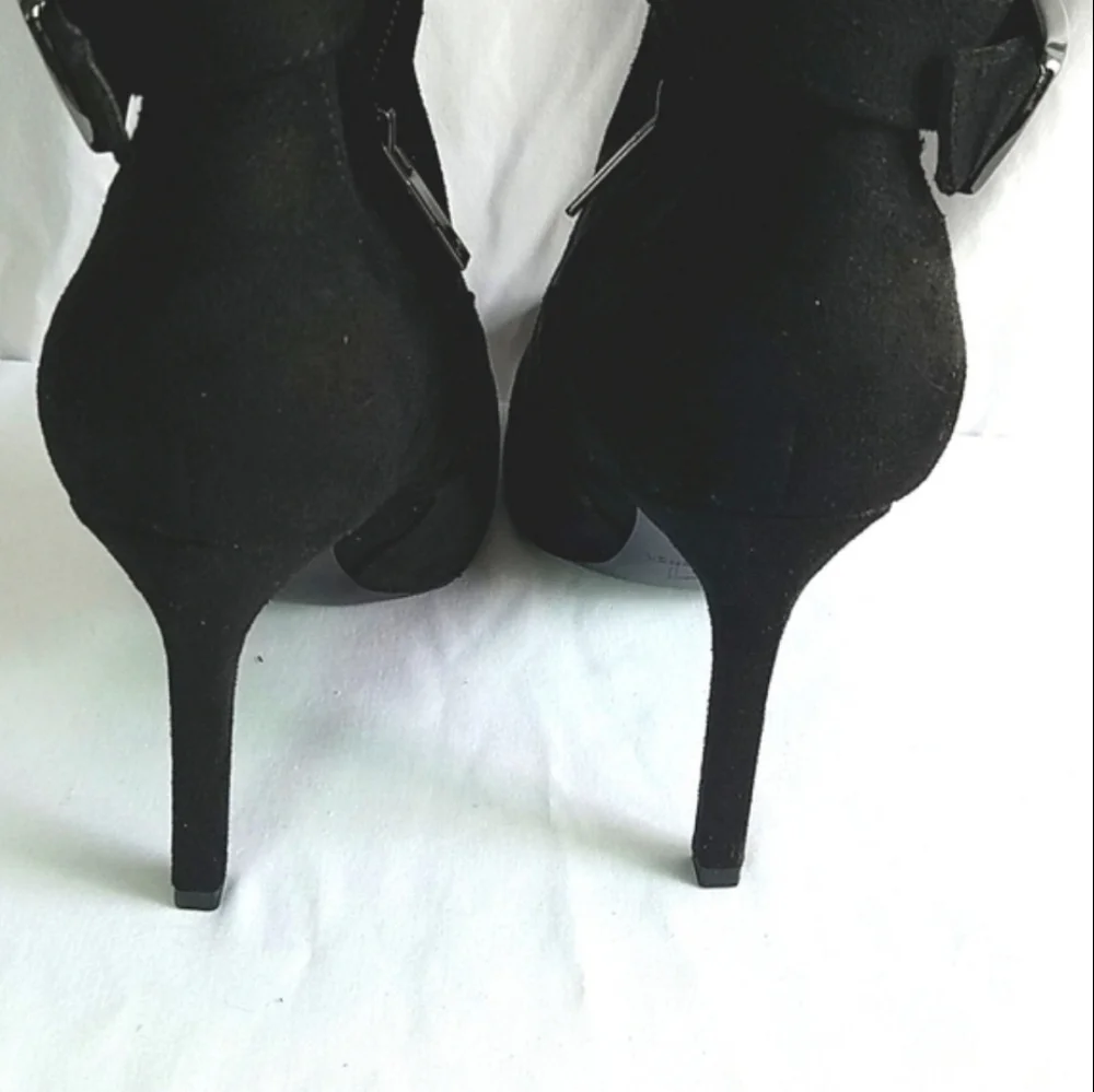 Marc Fisher LTD Caia Over The Knee Stiletto Heel Boots Black Size 6.5M